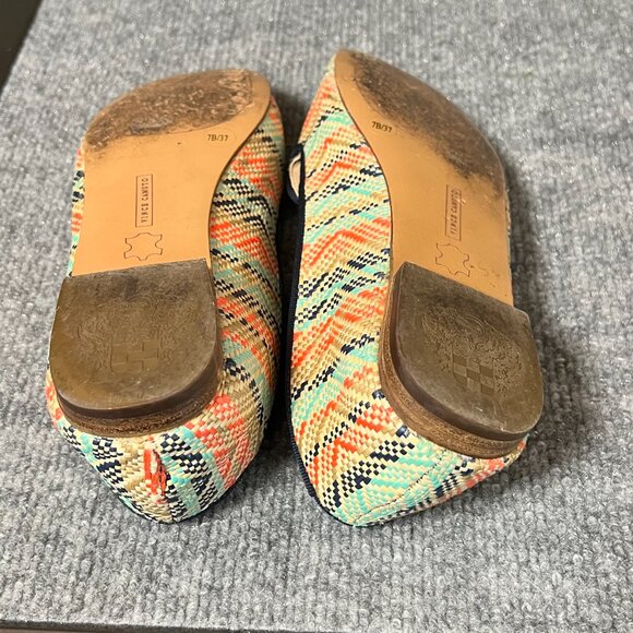 Vince Camuto Lilliana Flats Chevron Aztec Slip On Women's 7 B Multicolor - Picture 9 of 12